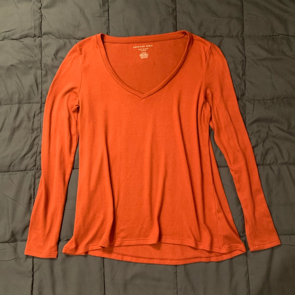 Rust Fitted Sweater